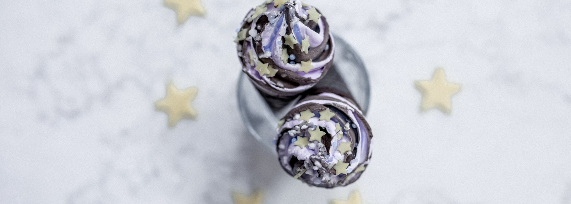 Galaxy Ice Cream Cones